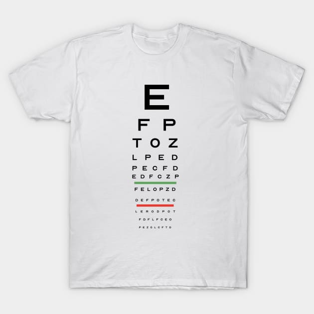 eye exam MS T-Shirt by MisturaDesign